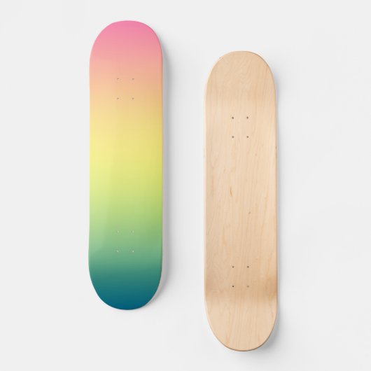 Regenbogen-Skateboard Skateboard (Vorderseite)