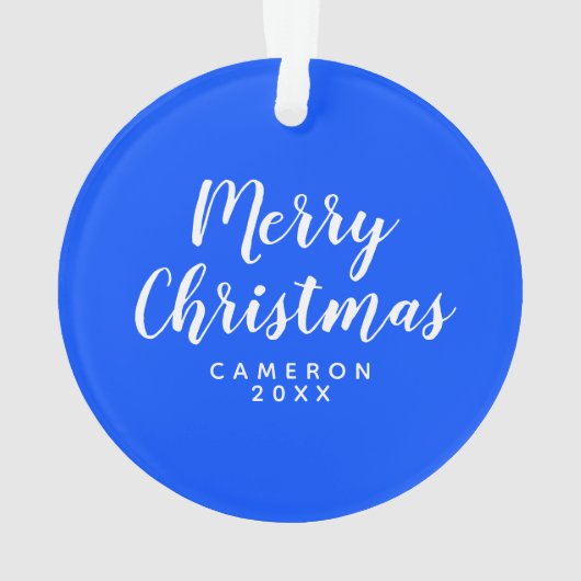 Regenbogen-Smiley Ornament (Rückseite)