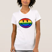 Regenbogen-Smiley T-Shirt (Vorderseite)