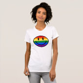 Regenbogen-Smiley T-Shirt (Vorne ganz)