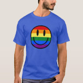 Regenbogen-Smiley T-Shirt (Vorderseite)