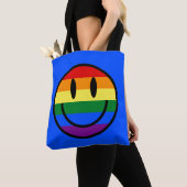 Regenbogen-Smiley Tasche (Von Nahem)