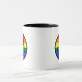 Regenbogen-Smiley Tasse (Zentrum)