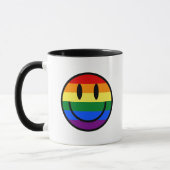 Regenbogen-Smiley Tasse (Links)