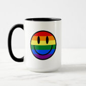 Regenbogen-Smiley Tasse (Links)