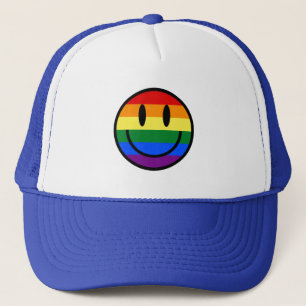 Regenbogen-Smiley Truckerkappe