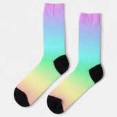 Regenbogen Socken (Linkes Detail)