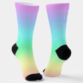 Regenbogen Socken (Gewinkelt)