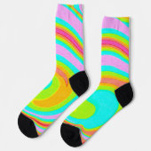 Regenbogen Socken (Linkes Detail)