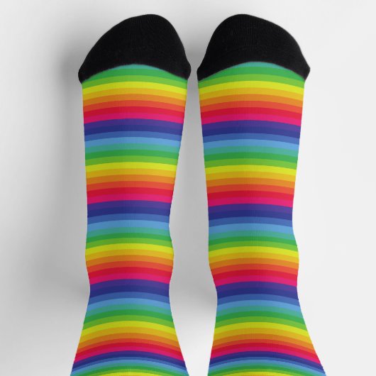 Regenbogen Socken (Oben)