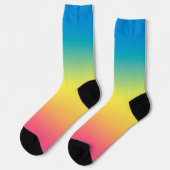 Regenbogen Socken (Linkes Detail)