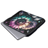 Regenbogen Sonnenblumen Laptops Hüllen Laptopschutzhülle (Vorne Knopf)