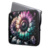 Regenbogen Sonnenblumen Laptops Hüllen Laptopschutzhülle (Vorderseite Links)