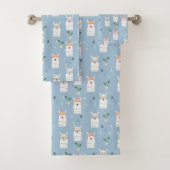 Regenbogen-Sonnenbrille-Lama-Muster Badhandtuch Set (Insitu)