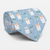 Regenbogen-Sonnenbrille-Lama-Muster Krawatte (Gerollt)