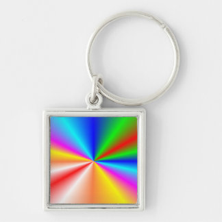 Regenbogen"Sonnendurchbruch" Hintergrund Schlüsselanhänger