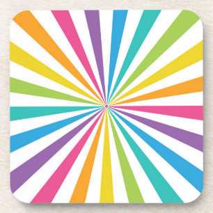 Regenbogen-Sonnenstrahl Getränkeuntersetzer