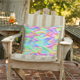 Regenbogen-Sparkling-Blasen Kissen