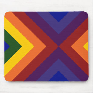 Regenbogen-Sparren Mousepad