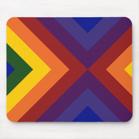 Regenbogen-Sparren Mousepad (Vorne)