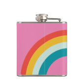 Regenbogen-Spaß Flachmann (Rückseite)