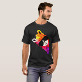 Regenbogen-Spaß-Llama-Alpaka T-Shirt (Vorne ganz)