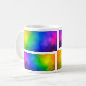 Regenbogen-Spektrum-Tasse Kaffeetasse (Vorderseite Links)