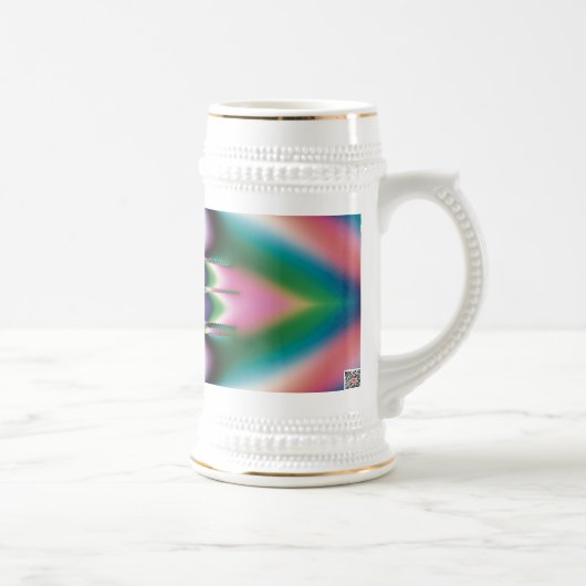 Regenbogen Spiegel Bierglas (Rechts)