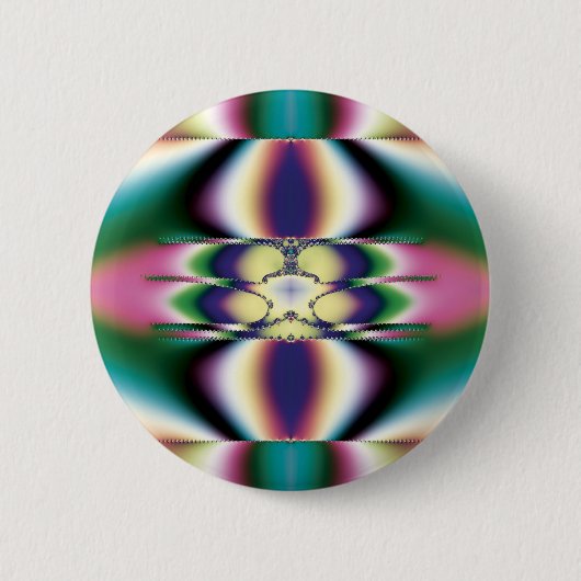Regenbogen Spiegel Button (Vorderseite)