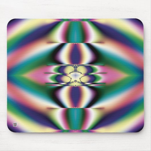 Regenbogen Spiegel Mousepad (Vorne)