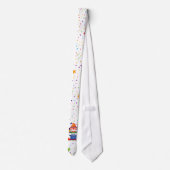 Regenbogen spielt Clown die Hauptrolle Krawatte (Rückseite)