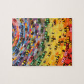 Regenbogen-Spielzeug-Autos Puzzle (Horizontal)