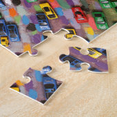 Regenbogen-Spielzeug-Autos Puzzle (Seite)