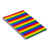 Regenbogen Spiral Foto Notebook bunt Notebook Notizblock (Rechte Seite)
