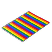 Regenbogen Spiral Foto Notebook bunt Notebook Notizblock (Linke Seite)