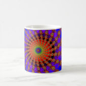 Regenbogen-Spirale, dick (Tasse) Kaffeetasse (Mittel)