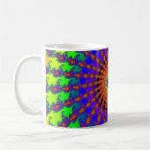 Regenbogen-Spirale, dick (Tasse) Kaffeetasse (Links)