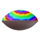 Regenbogen-Spirale Football (Gedreht 90)