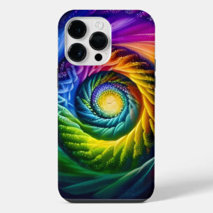 Regenbogen-Spirale nach außen iPhone 14 Pro Max Hülle