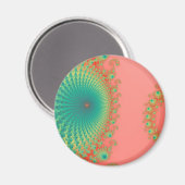 Regenbogen-Spirole-Magnet Magnet (Vorderseite/Rückseite)
