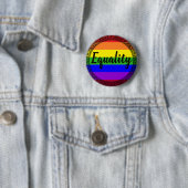 Regenbogen-Spitze-Gleichheits-Button Button (Beispiel)