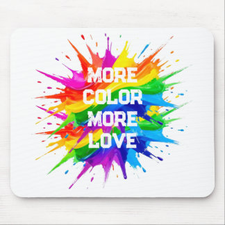 Regenbogen-Splash-Pride-Monat-Design Mousepad