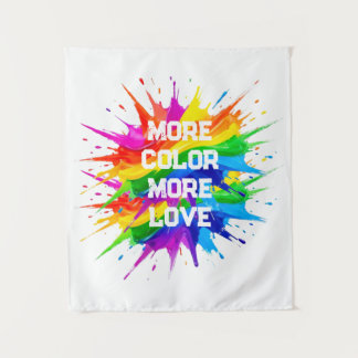 Regenbogen-Splash-Pride-Monat-Design Wandteppich