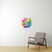 Regenbogen-Splash-Pride-Monat-Design Wandteppich (Beispiel)