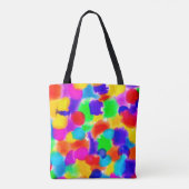 Regenbogen-Splash Tasche (Rückseite)