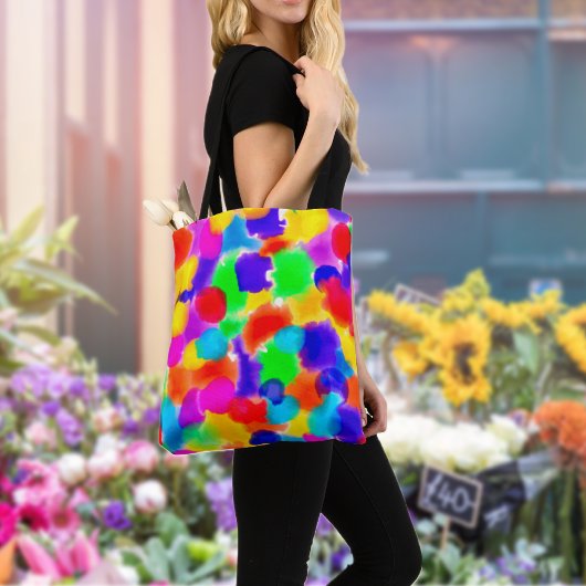 Regenbogen-Splash Tasche