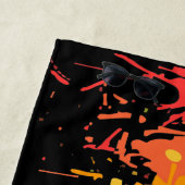 REGENBOGEN-SPRITZEN STRANDTUCH (Beispiel)