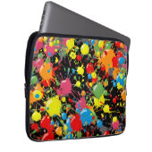 Regenbogen-Spritzer-Farbtropfen PD Laptopschutzhülle (Vorne Rechts)
