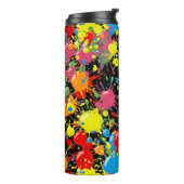 Regenbogen-Spritzer-Farbtropfen PD Thermosbecher (Nach links gedreht)