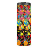 Regenbogen-Spritzer-Farbtropfen PD Thermosbecher (Rückseite)